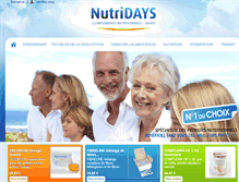 Tablet Screenshot of nutridays.fr